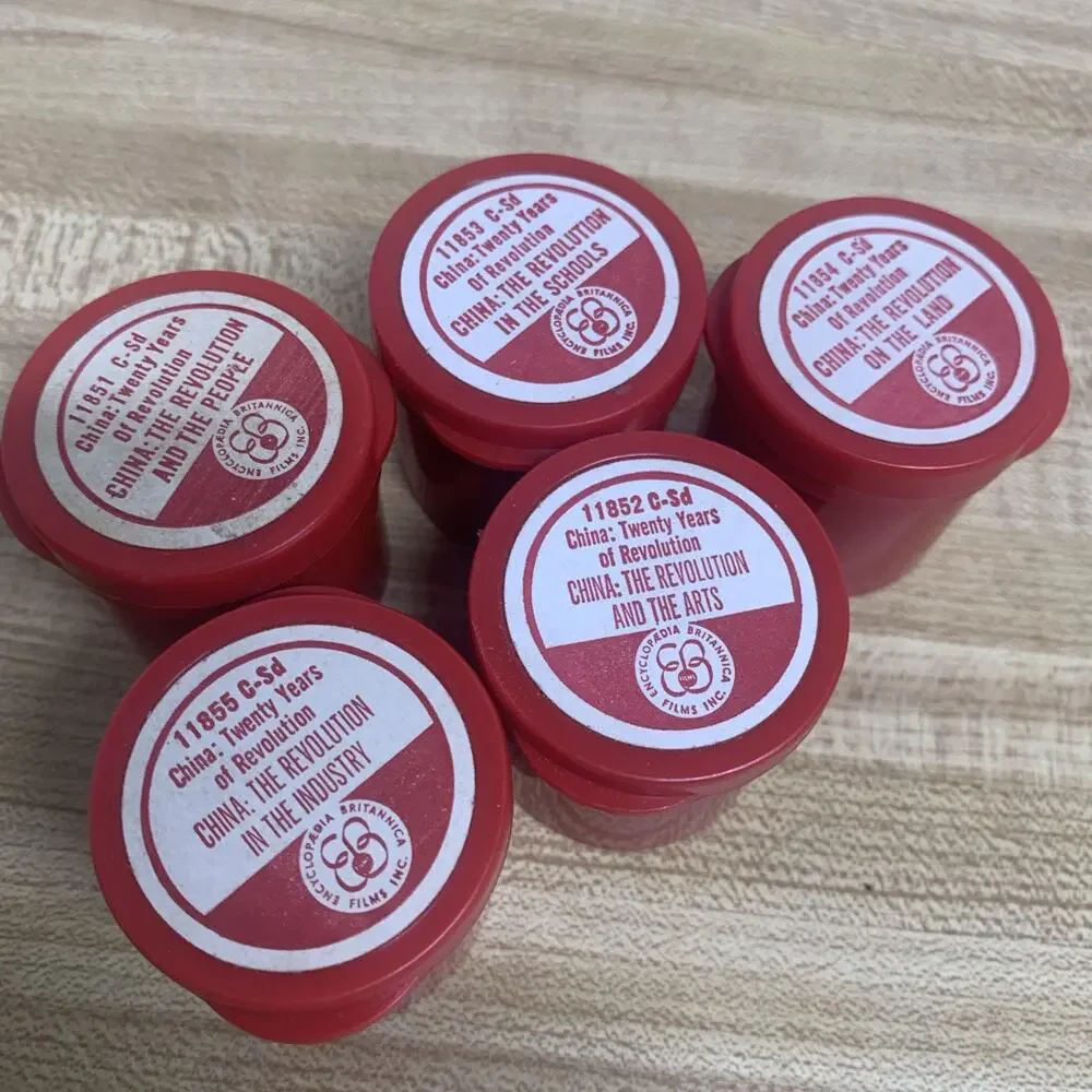 (5) 35mm VTG Britannica Encyclopedia Films Inc China: 20 Years Of Revolution